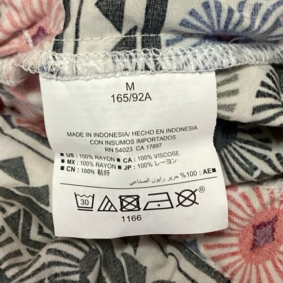 Old Navy Women's Multicolor Aztec Print Sleeveless V-Neck Camisole Jumpsuit Sz M - Picture 7 of 7